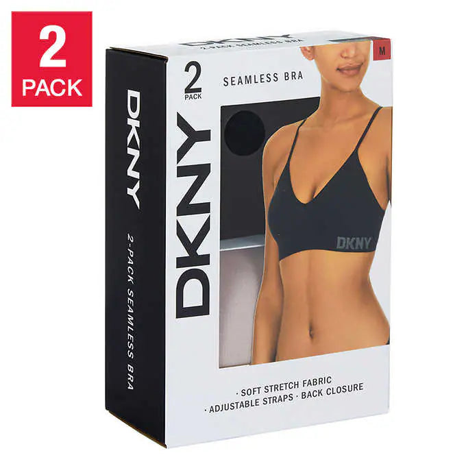 DKNY Ladies’ Seamless Bra, (2-pack)